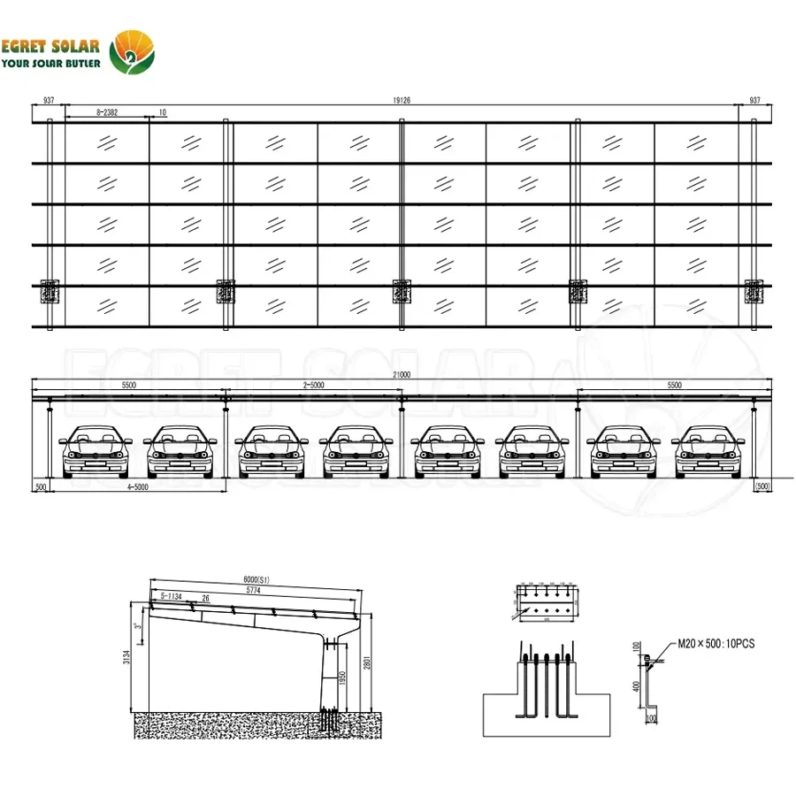 Solar Embedded Anchor Bolts