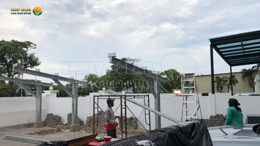 Solar L-Shaped Embedded Anchor Bolt